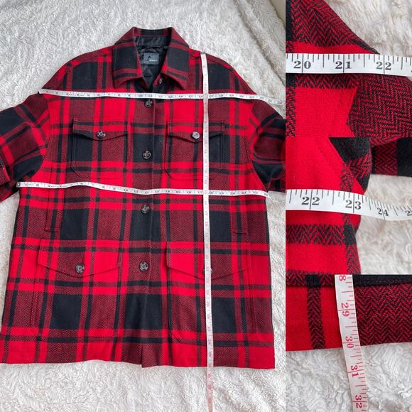 Vintage Lizwear buffalo plaid check mackinaw jacket coat insulated liz claiborne - Picture 5 of 17